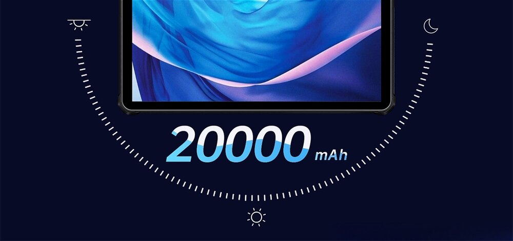 Tablet OUKITEL RT6 20 000 mAh bateria 33 W ładowanie   