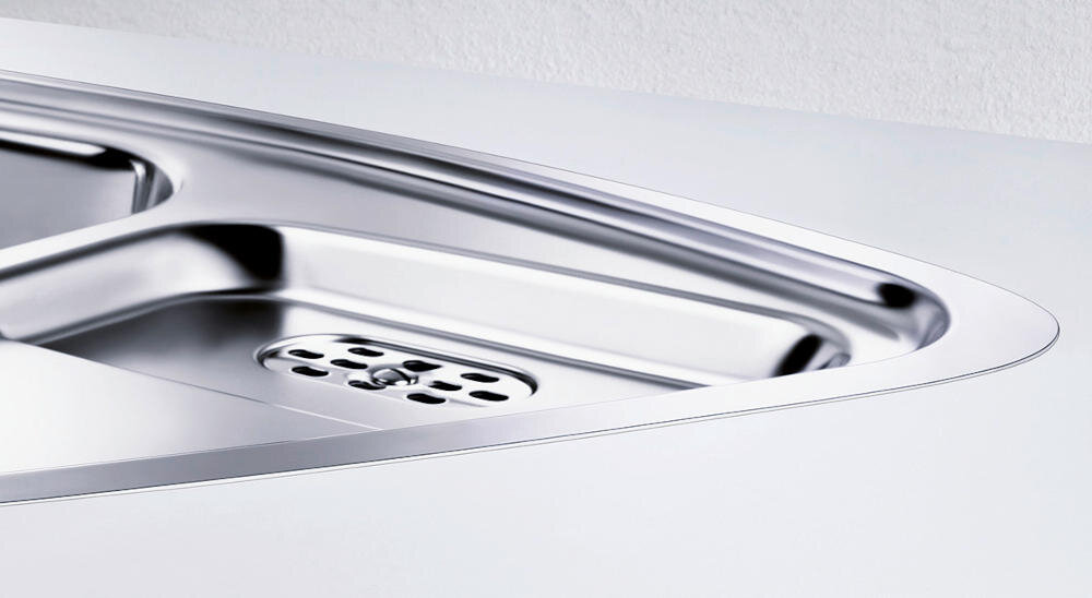 BLANCO zlewozmywak wbudowany montaż blat kuchenny otwór stal szlachetna