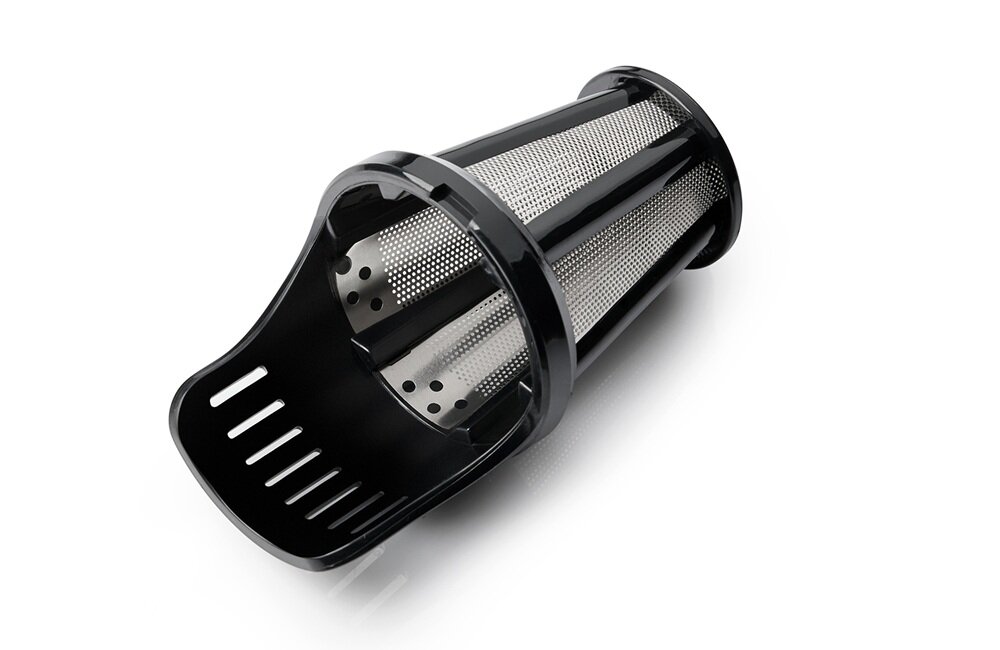 Wyciskarka wolnoobrotowa GORENJE WJC200BE minimalna ilość miąższu, pełna wartość składników odżywczych, łatwe czyszczenie sit