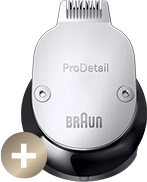 Szara nasadka grzebieniowa do ciała przeznaczona do miejsc wrażliwych.