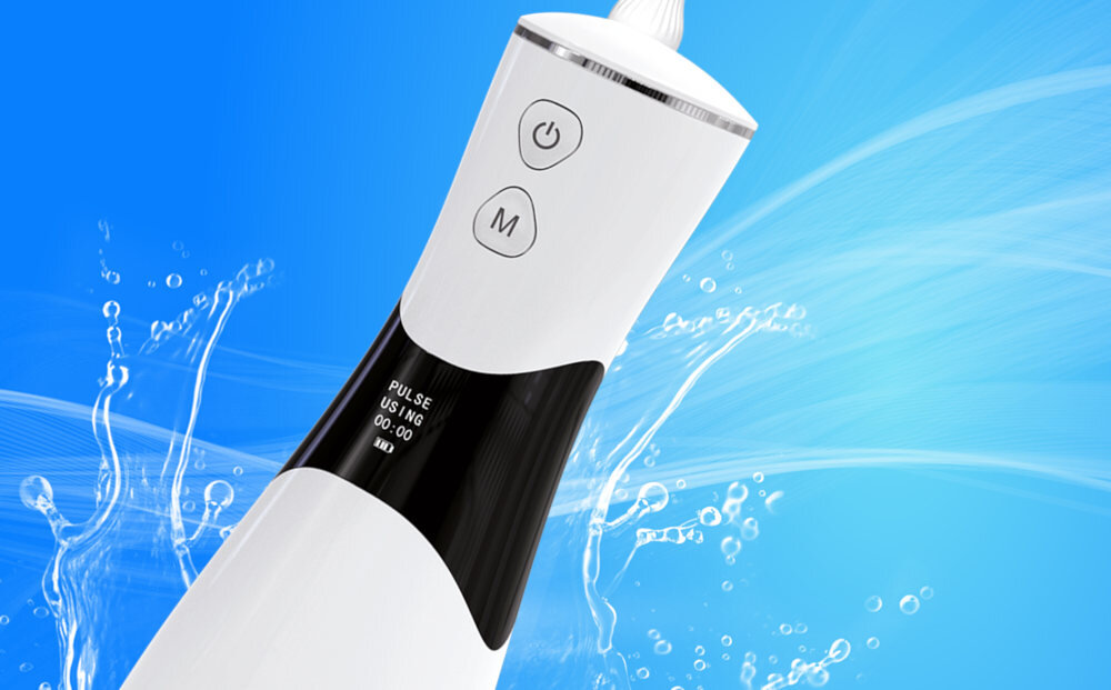 Irygator WEBBER AOW09W Biało-czarny 5 trybów  5 trybów pracy Delikatny masaż mocny strumień kontrola pielęgnacja skuteczność higiena