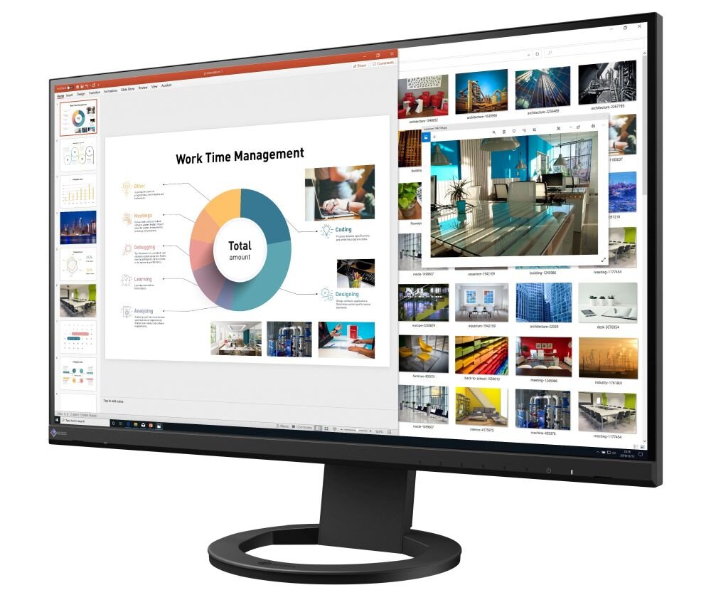 Monitor EIZO FlexScan EV2760-BK 27 2560x1440px IPS - wygląd ogólny zużycie energii funkcjonalność