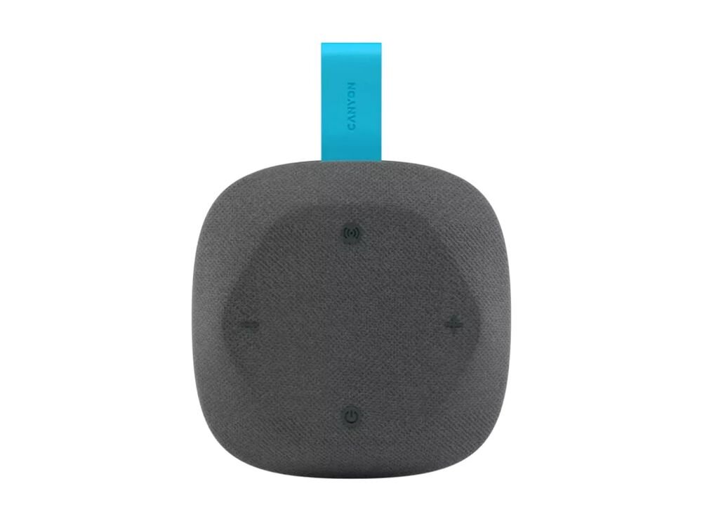 Głośnik mobilny CANYON Hexagon 10 sześciokątny design stabilna obudowa mobilność, głośnik mobilny od frontu na białym tle