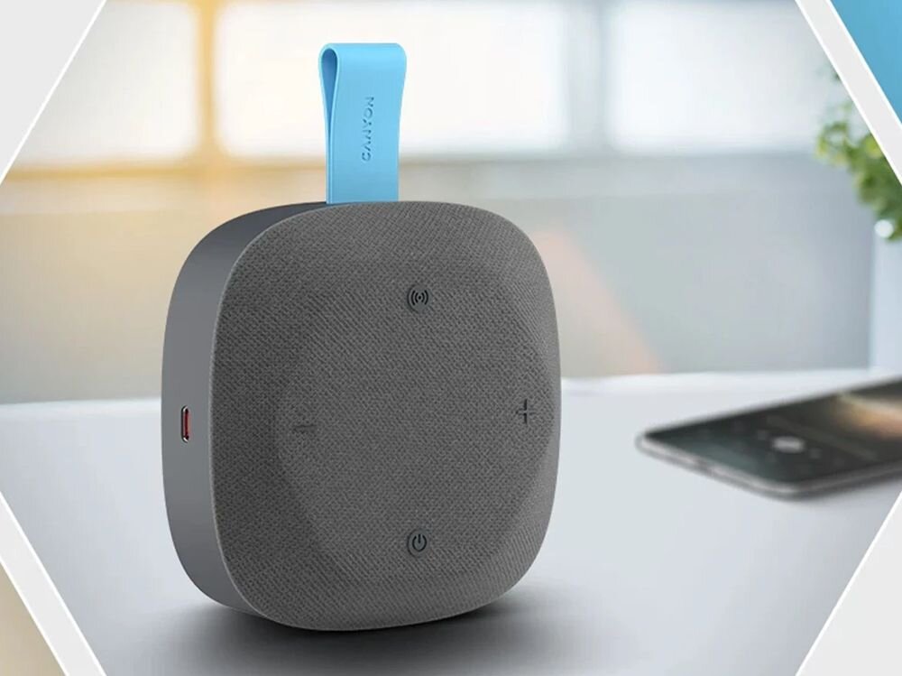 Głośnik mobilny CANYON Hexagon 10 Bluetooth 5.3 stabilne połączenie zasięg 10 metrów, głośnik mobilny po skosie stojący na biurku