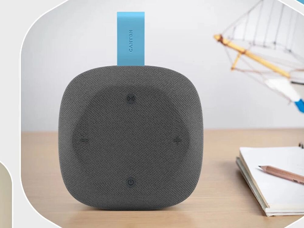 Głośnik mobilny CANYON Hexagon 10 USB-C kabel USB-A do USB-C ładowanie 6 godzin, głośnik mobilny stojący na biurku od frontu