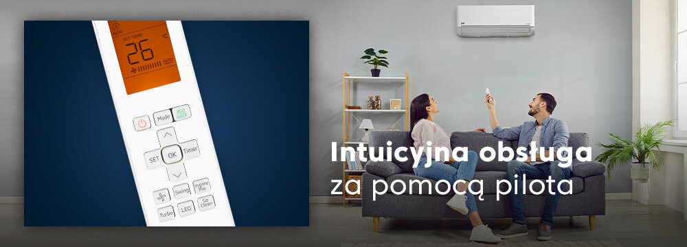 Klimatyzator Split, Pompa ciepła powietrze - powietrze BEKO BEEPGH 095/BEEPGH 096 2.6 kW Intuicyjna obsługa za pomocą pilota włączysz szereg dostępnych funkcji Tryb Turbo uruchom Timer opcja Wyciszenia