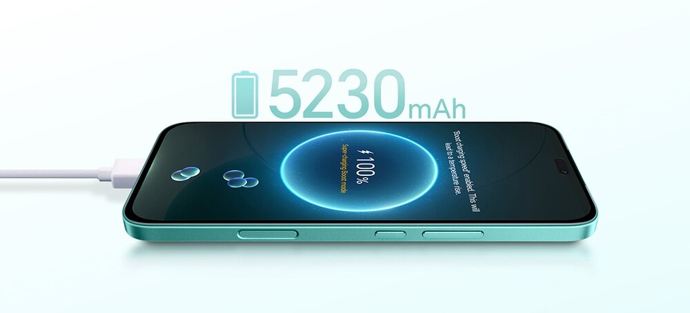Smartfon HONOR 400 Lite podczas ładowania