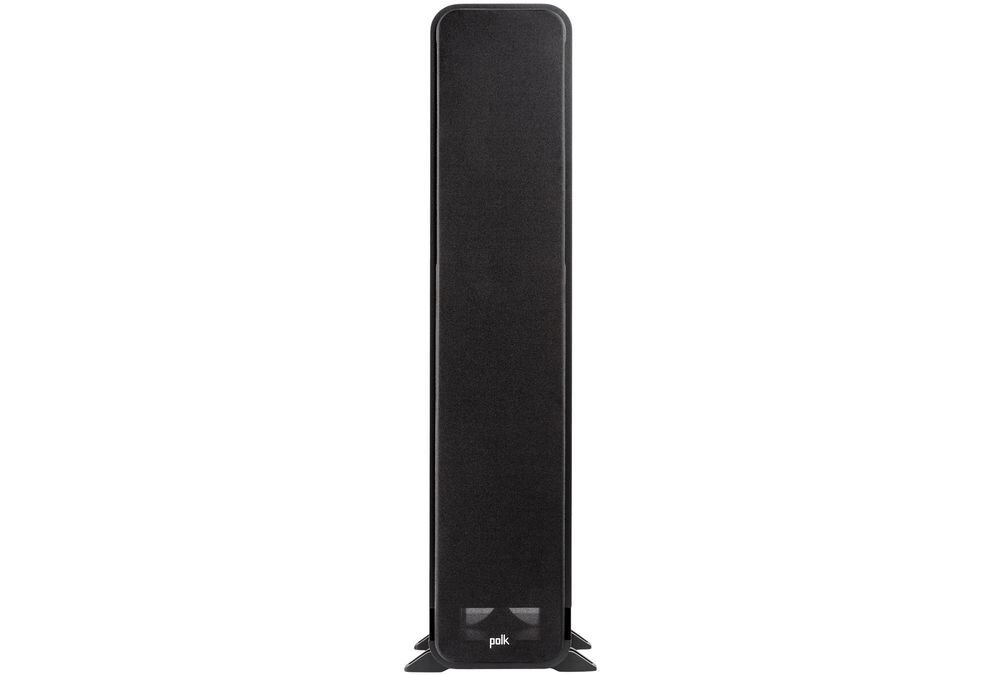 POLK AUDIO Signature Elite ES55 kolumna głośnikowa skuteczność 89 dB dynamika dźwięku audio, kolumna od frontu na białym tle