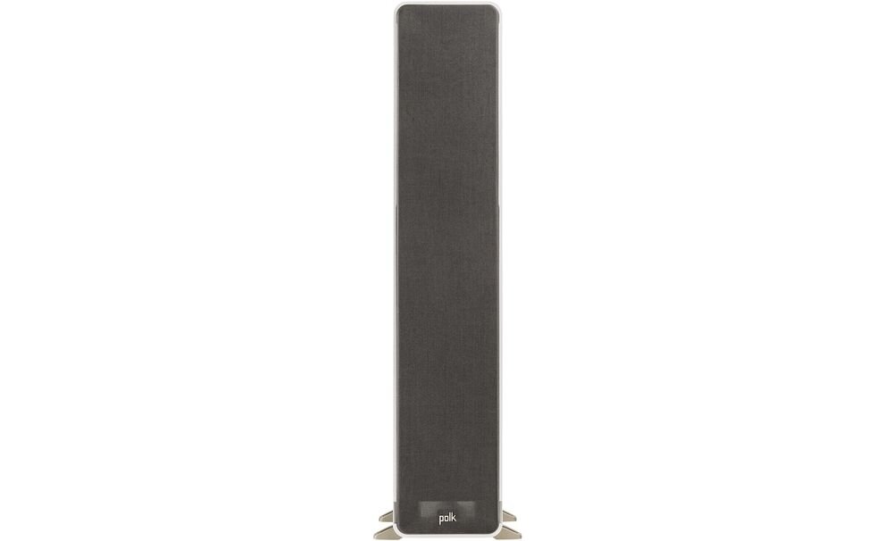 POLK AUDIO Signature Elite ES50 kolumna głośnikowa pasmo 38-40000 Hz szeroki zakres audio, kolumna od frontu na białym tle