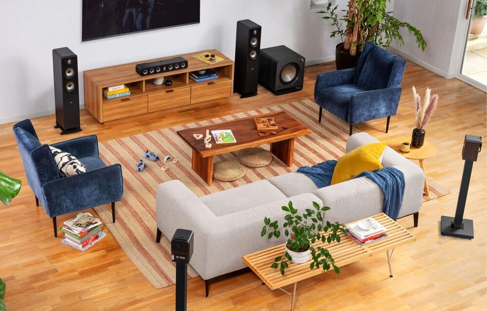 POLK AUDIO Signature Elite ES50 kolumna głośnikowa hi res audio 40000 Hz szczegółowy dźwięk, kolumny stojące w pomieszczeniu