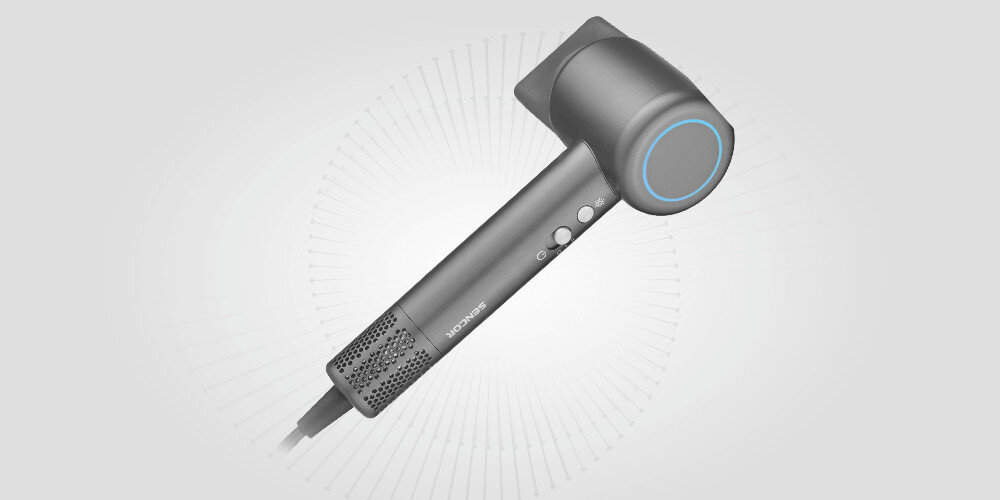 Suszarka SENCOR SHD 8510SL 1500 W Do codziennej stylizacji Magnetyczna nasadka szybkie i wygodne mocowanie stylizacja Łatwo zdejmowany filtr ułatwienie czyszczenie