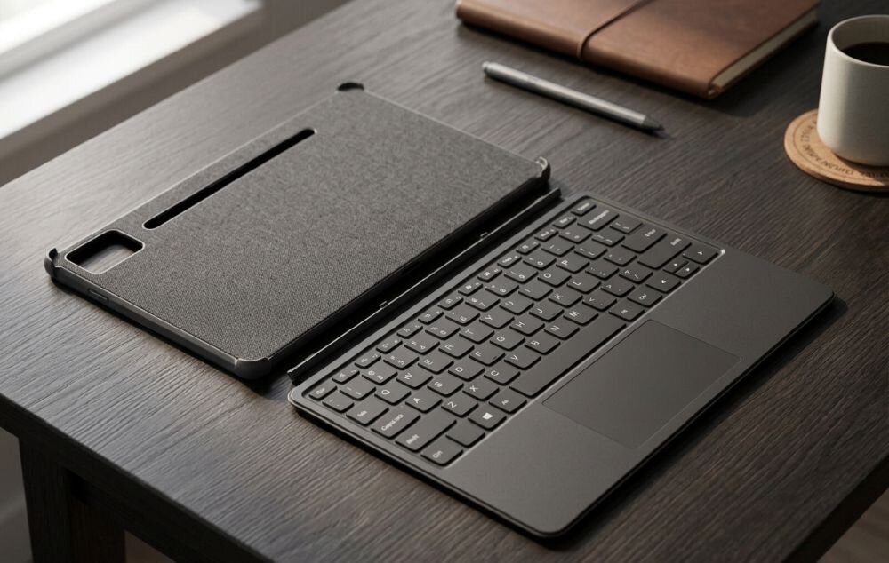 Etui na IdeaTab Pro LENOVO Keyboard Pack Szary Klawiatura