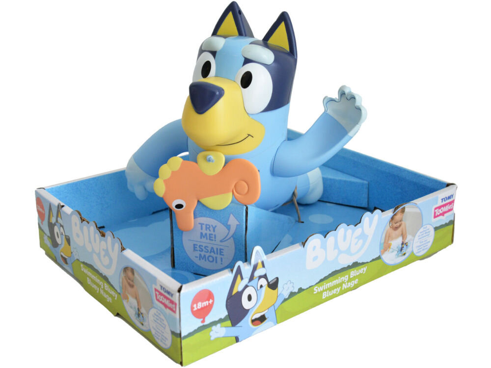 Zabawka do kąpieli TOMY Pływający Bluey E73548 w opakowaniu