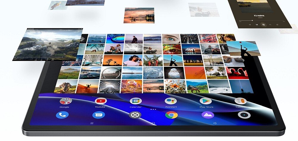 Tablet REALME Pad ekran bateria procesor wydajność pamięć ram opis cechy funkcje zalety pojemność rozdzielczość głośniki mikrofony aparat kamerka lte