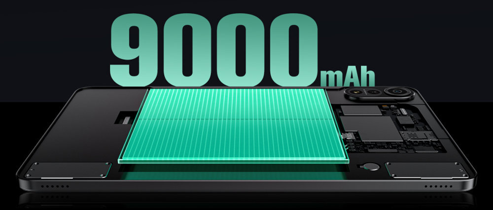 BLACKVIEW Mega 2 akumulator 9000 mAh pracy i rozrywki szybkiemu ładowaniu USB-C Power Delivery inteligentne zarządzanie energią