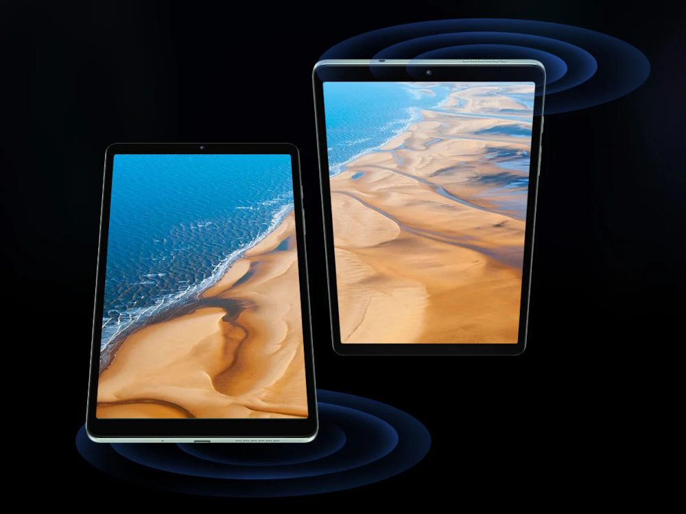 BLACKVIEW Tab 60 podwójnym głośnikom BOX Głębokie basy czyste wysokie tony film, gra czy utwór muzyczny