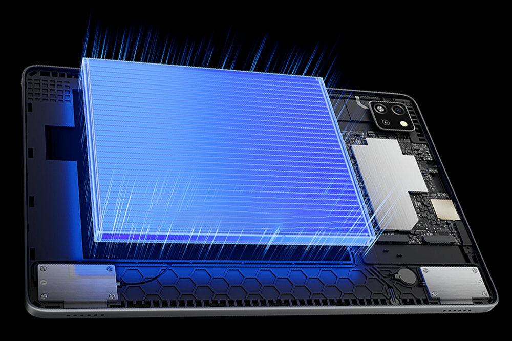 Blackview Tab 60 Pro baterię 7700 mAh 6,5 godziny oglądania filmów 36 godzin słuchania muzyki 432 godziny w trybie czuwania