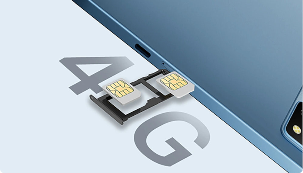Blackview Tab 60 Pro Dual SIM jednoczesne korzystanie z dwóch kart prywatne z zawodowym