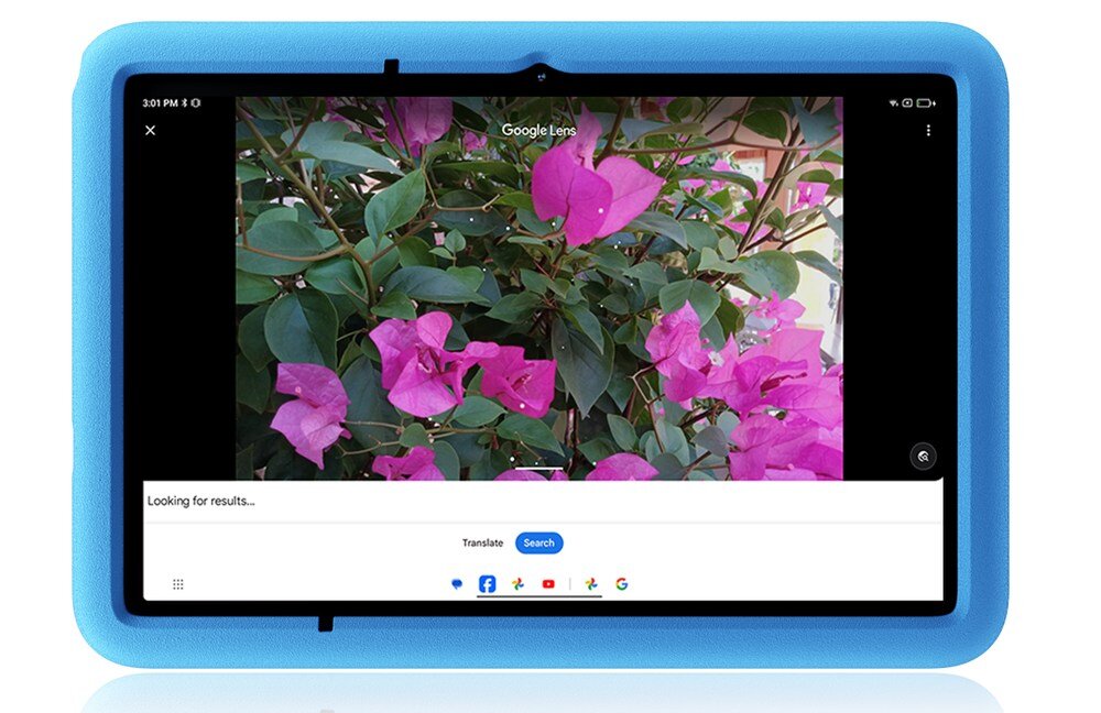 Tablet BLACKVIEW Tab 60 Pro Kids 10.1 zdjęcie kwiatków aparaty zdjęcia
