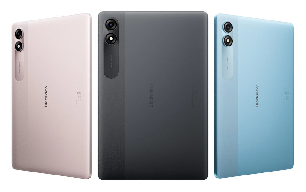 BLACKVIEW Tab 90 trzech szarym, zielonym i niebieskim Szary odcień Różowy wariant Niebieski