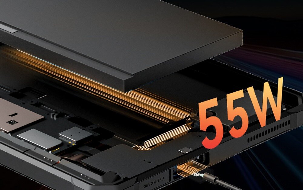 Tablet BLACKVIEW Active 10 Pro ładowanie 55 W OTG