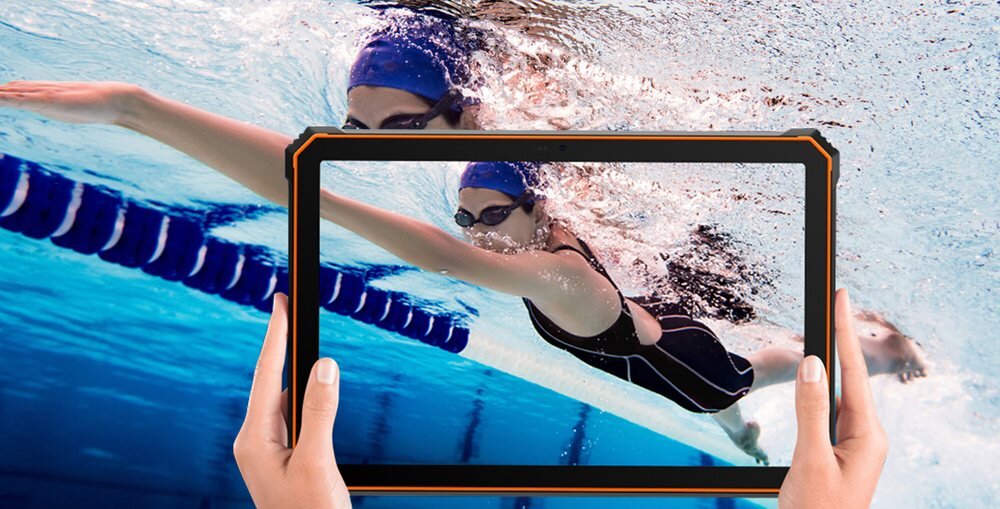 Tablet BLACKVIEW Active 10 Pro zdjęcia pod wodą pływaczka
