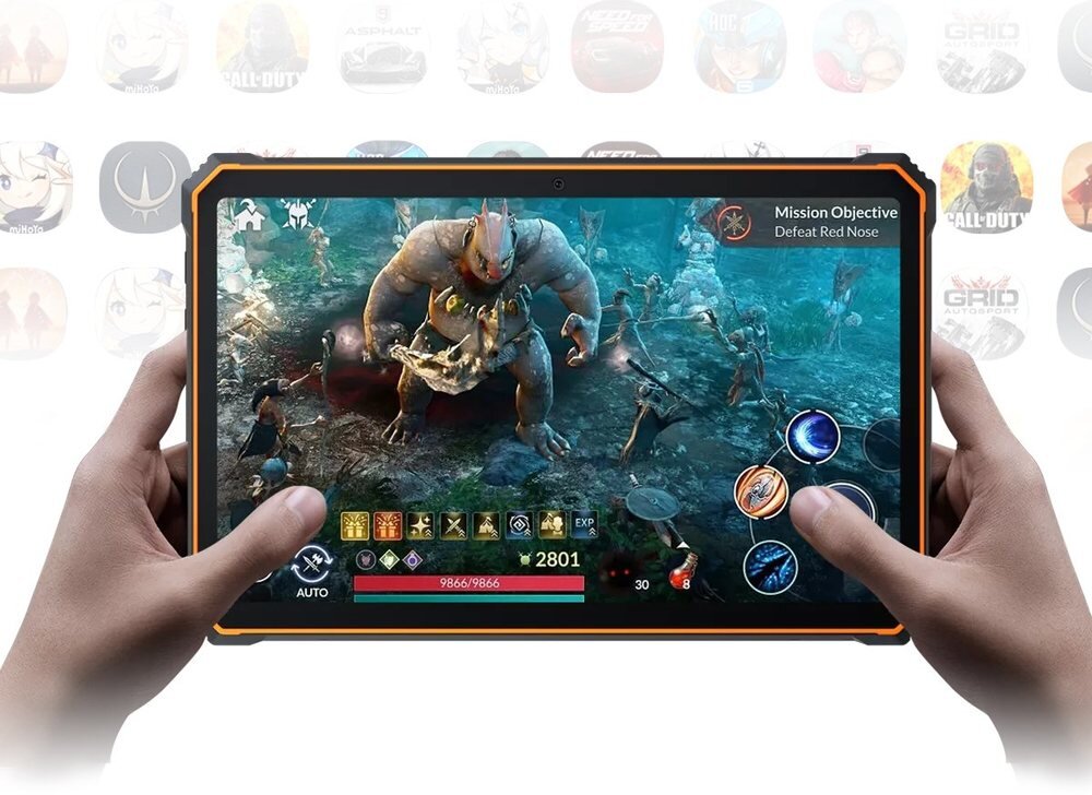 Tablet BLACKVIEW Active 8 Pro granie, Cztery głośniki Harman Kardon Quad Smart-PA BOX dźwięk