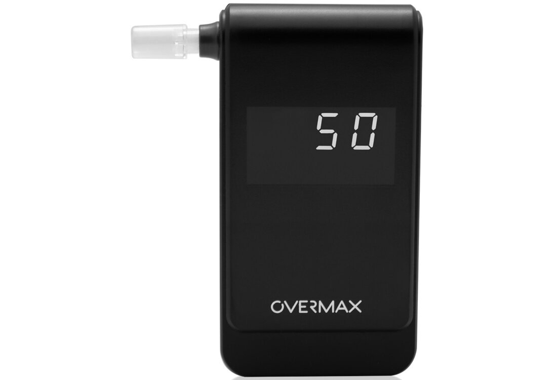 Alkomat OVERMAX AD-10 Pamięć wyników do 50 ostatnich pomiarów dane monitorowanie dobre rozwiązanie zarządzanie bezpieczeństwo