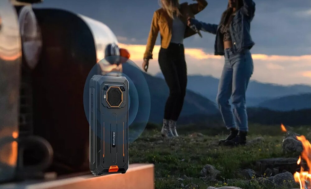 Smartfon BLACKVIEW BV6200 Plus jako głośnik na imprezie, stereo 3 W dźwięk