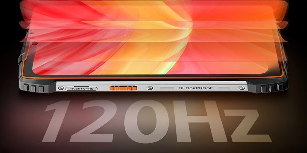 Smartfon BLACKVIEW BV8200  Duży, 6,5-calowy wyświetlacz IPS FHD+ z częstotliwością odświeżania 120 Hz Full HD Corning Gorilla Glass 5 ekran obraz  