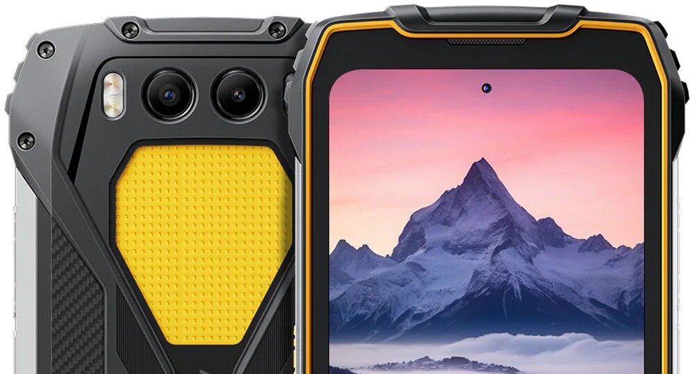 Smartfon BLACKVIEW BV7300 ekran i plecki ośmiordzeniowy procesor MediaTek Helio G81 6 GB RAM i aż 256 GB pamięci wewnętrznej GPS Android 14 