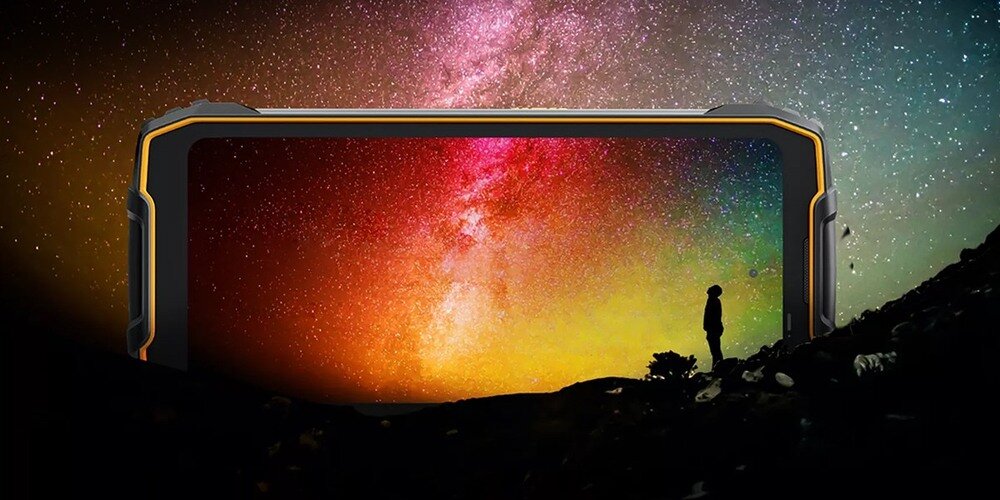 Smartfon BLACKVIEW BV7300 niebo na ekranie 6,67-calowy wyświetlacz IPS o rozdzielczości 1604x720 px Corning Gorilla Glass 5 ekran