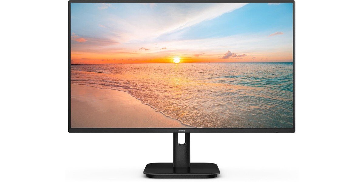 Monitor PHILIPS 24E1N1200A na białym tle.