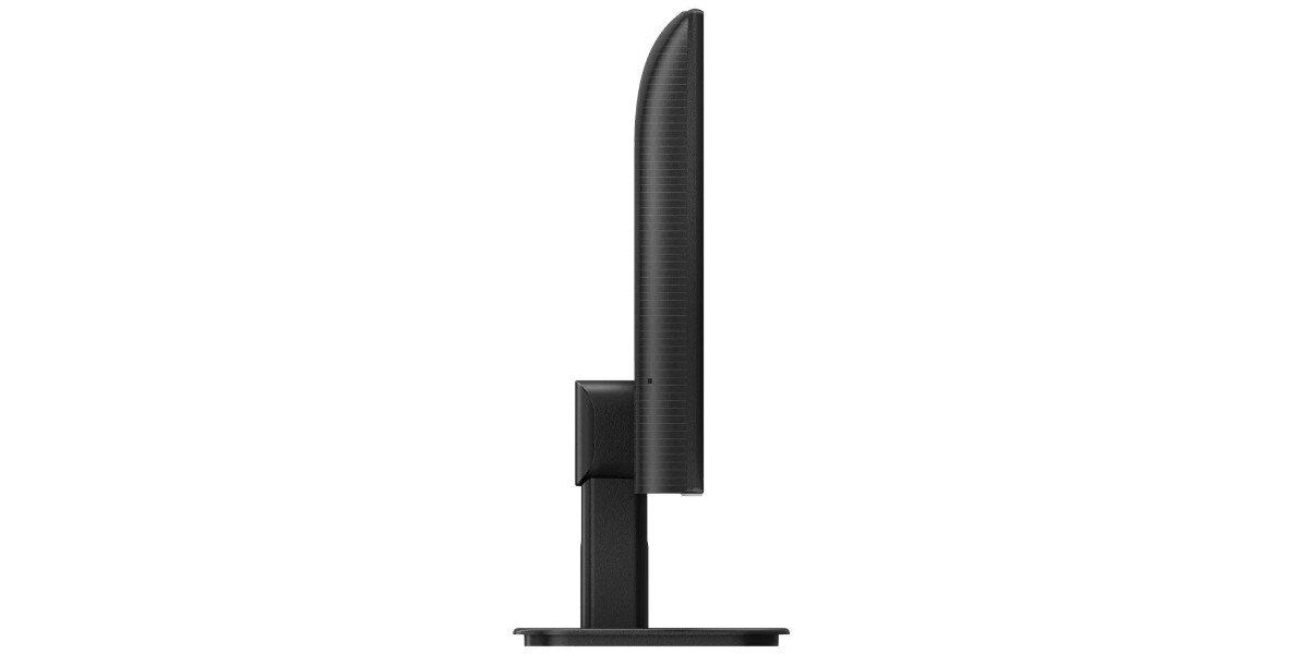 Monitor PHILIPS 24E1N1200A na białym tle - widoczny jest bok monitora.