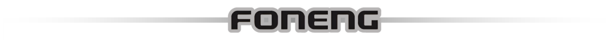 Logo z napisem \'FONENG\' na tle z szarym gradientem.