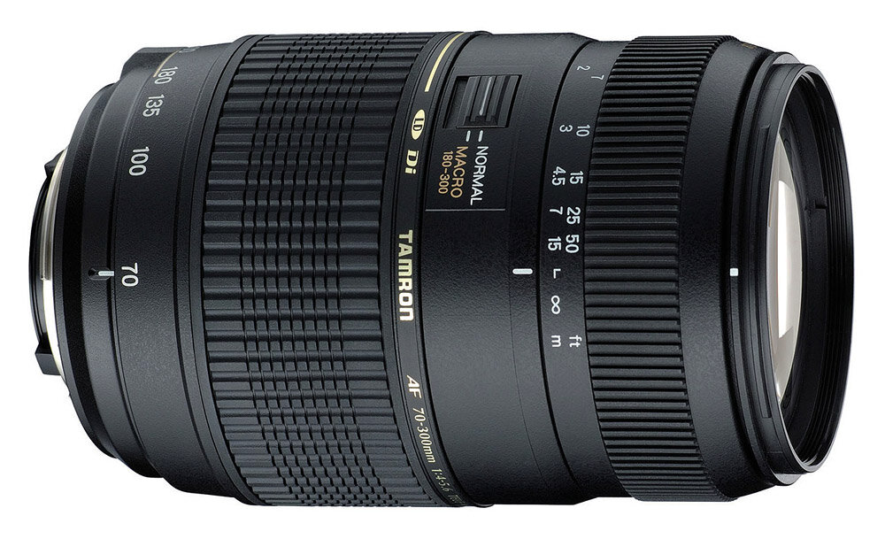 Obiektyw TAMRON AF 70-300 mm F-4-5.6 Di LD Macro mocowanie przysłona zdjęcia