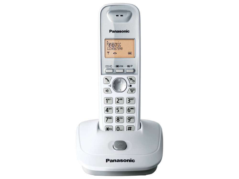 PANASONIC KX-TG2511 System korekcji błędów telefon bezprzewodowy słuchawkę i bazę z ładowarką
