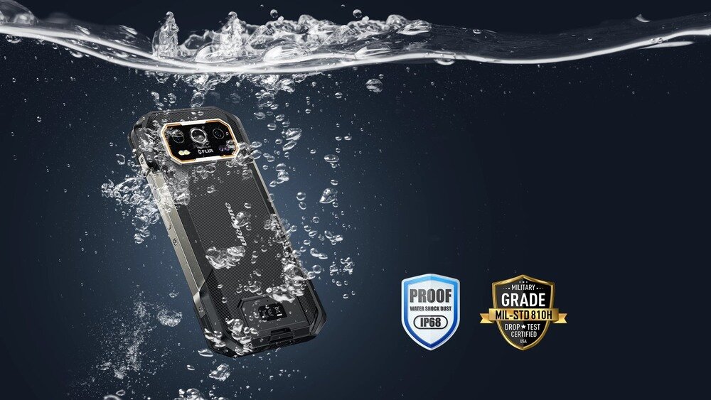 ULEFONE Armor 27T Pro normy IP68 IP69K MIL-STD-810H odporność na kurz i wodę
