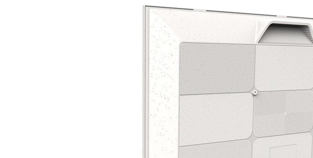 Telewizor METZ 32MTE7000Z tylny panel wzór szachownicy, kadr na tył telewizora