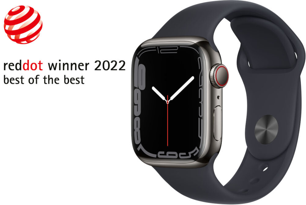 Smartwatch APPLE Watch 7 nagroda reddot