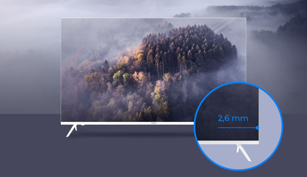 Telewizor KIVI 55U760QW - Design