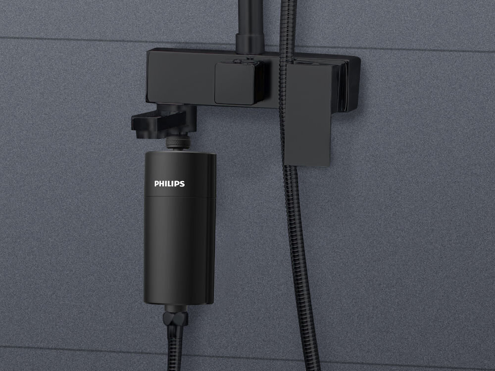 Filtr prysznicowy PHILIPS AWP1775/BK Zalety filtra Philips: ochrona skóry i włosów, usuwanie chloru oraz szybki przepływ wody.