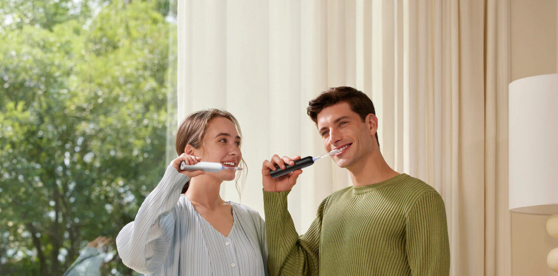 Szczoteczka soniczna DREAME Mova Fresh Czarny  pielęgnacja uśmiechu wygląd prezentacja design wizualizacja