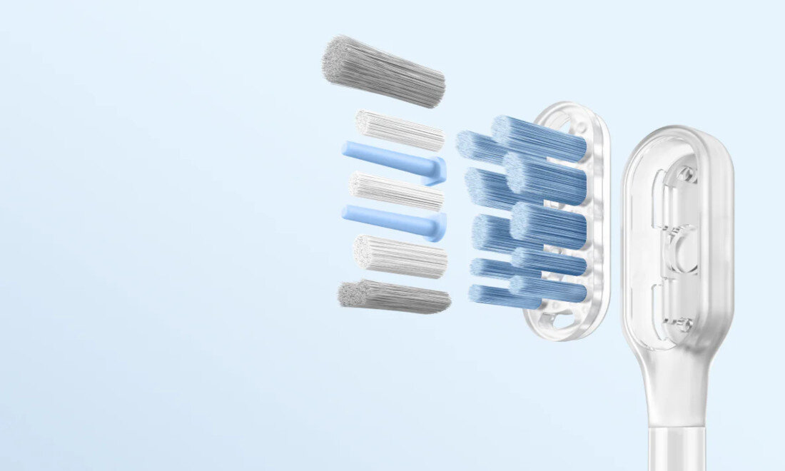 Szczoteczka soniczna DREAME Mova Fresh Czarny  Wielozadaniowa główka 3w1 ultra-głębokiego ultra-czystego i ultra-miękkiego włosia zdrowy wygląd dziąseł