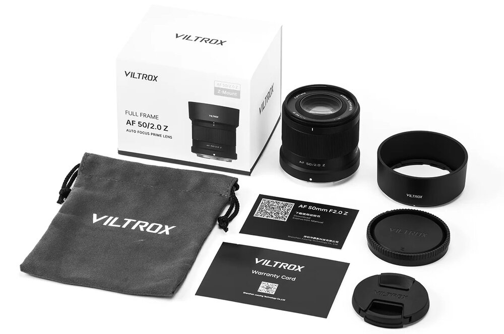 VILTROX AF 50mm f-2.0 Air zestaw 