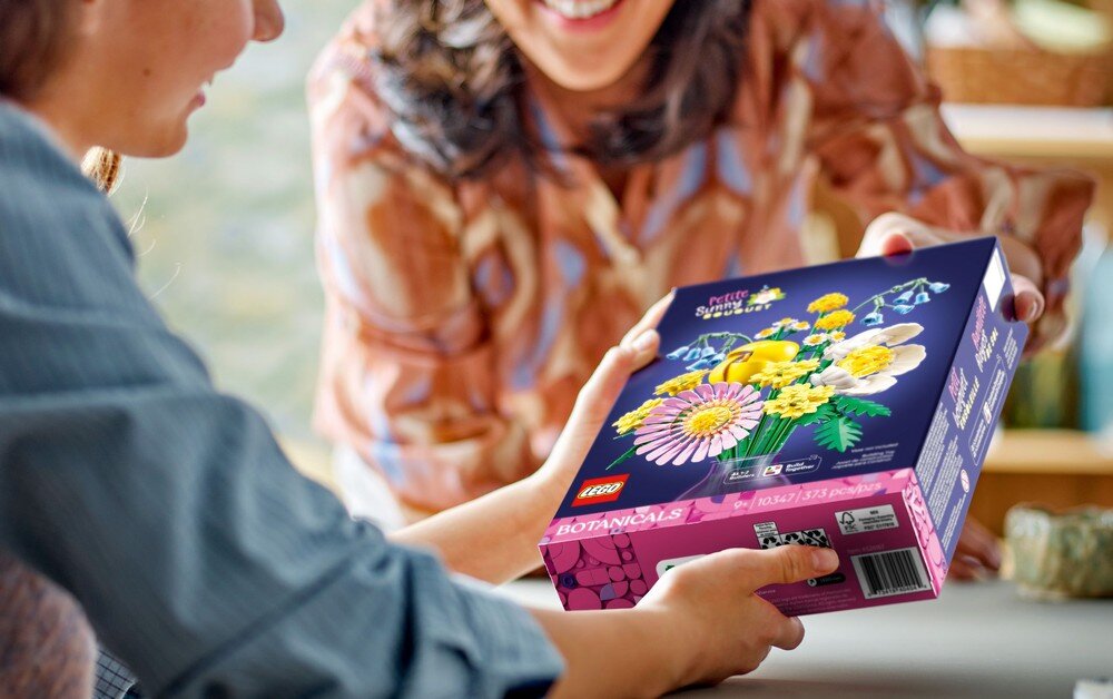 LEGO 10347 ICONS Botanicals Mały słoneczny bukiet inspirowany przyrodą prezent na urodziny