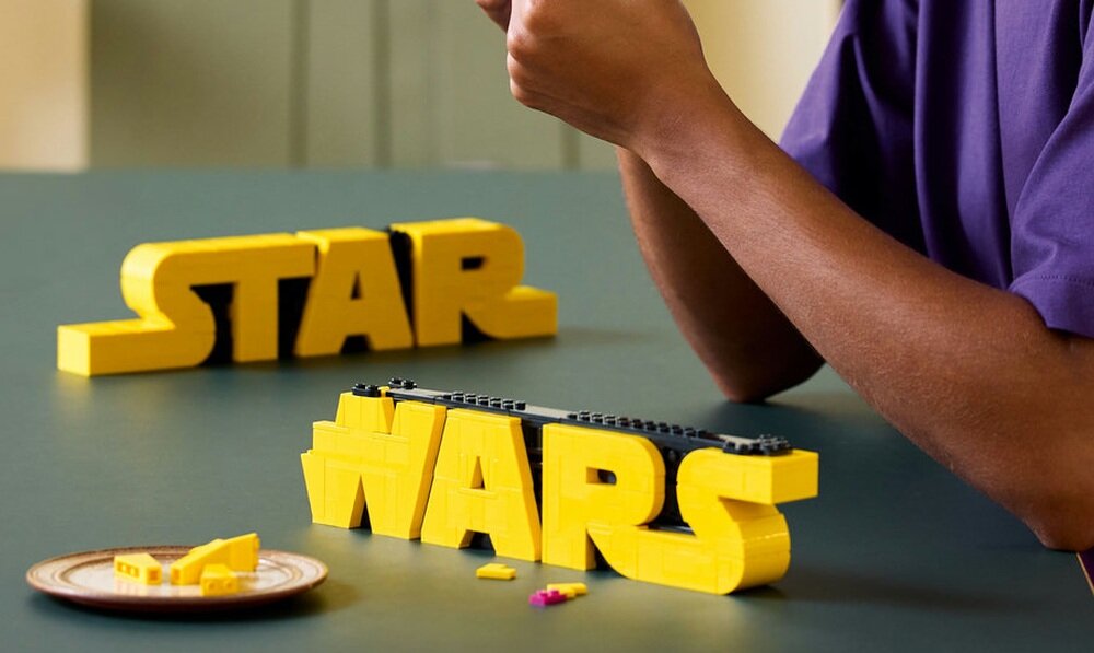 LEGO 75407 Star Wars Logo Star Wars zbudowane z klocków relaks spędzanie czasu kreatywne myślenie koordynacja