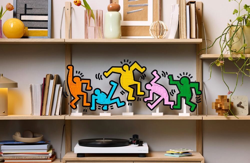 LEGO 31216 Art Keith Haring — tańczące postacie ozdoba elementy projekt