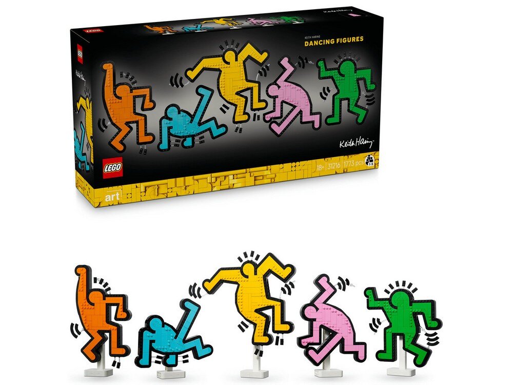 LEGO 31216 Art Keith Haring — tańczące postacie Zestaw
