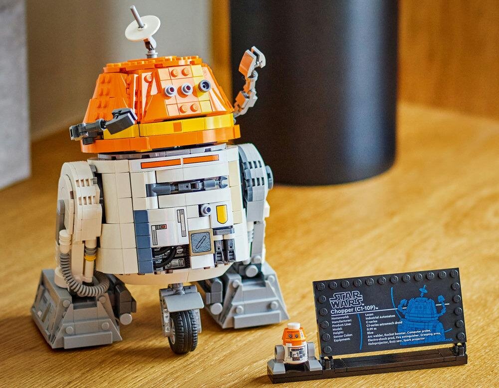 LEGO 75416 Star Wars Droid astromechaniczny Chopper (C1-10P) kv lifestyle początek opisu sekcja nagłówkowa